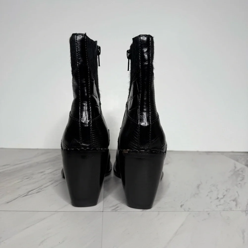 Jeffrey Campbell Caballeros Black Western Boot 6